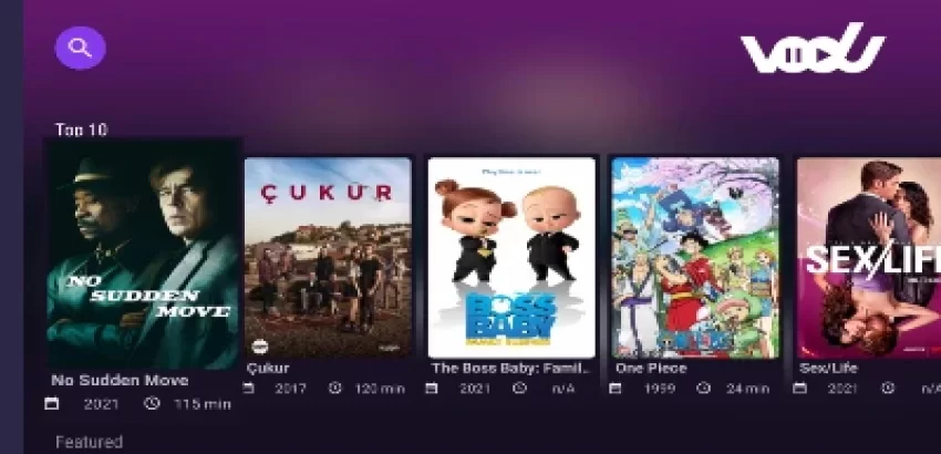 VODU app is a discussion platform for movie reviews, allowing users to share their opinions and views about movies and series.